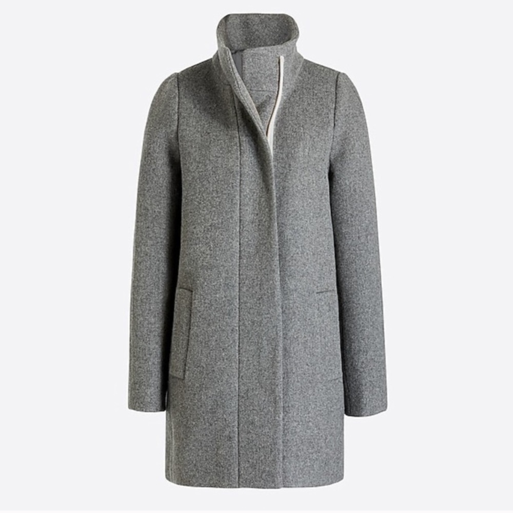 J.Crew New City Coat Dark Grey